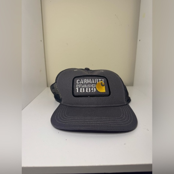 Carhartt Trucker Hat Mesh Camo Gray - Picture 1 of 5